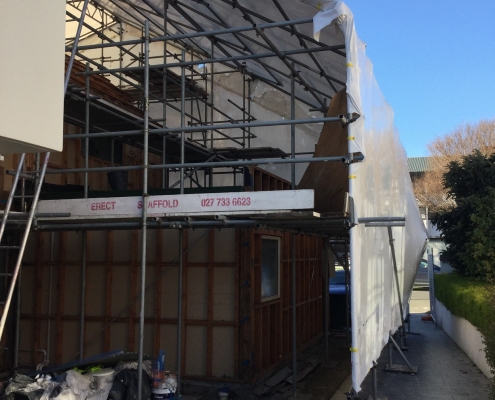 Building Shrink Wrap Christchurch Canterbury contact Erect Scaffolding
