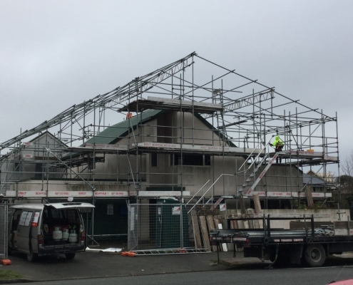 Building Shrink Wrap Christchurch Canterbury contact Erect Scaffolding